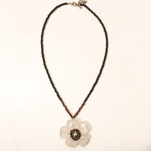 Stone Flower Necklace